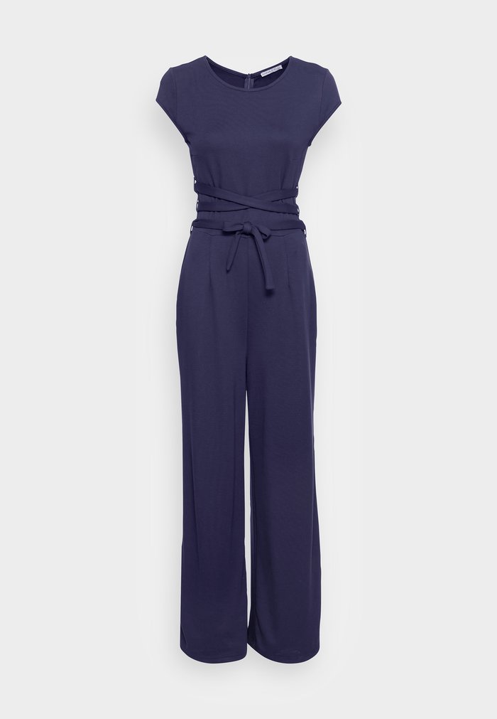 Jumpsuit Anna Field Zip UP Bleu Foncé Femme | BJK-5394159